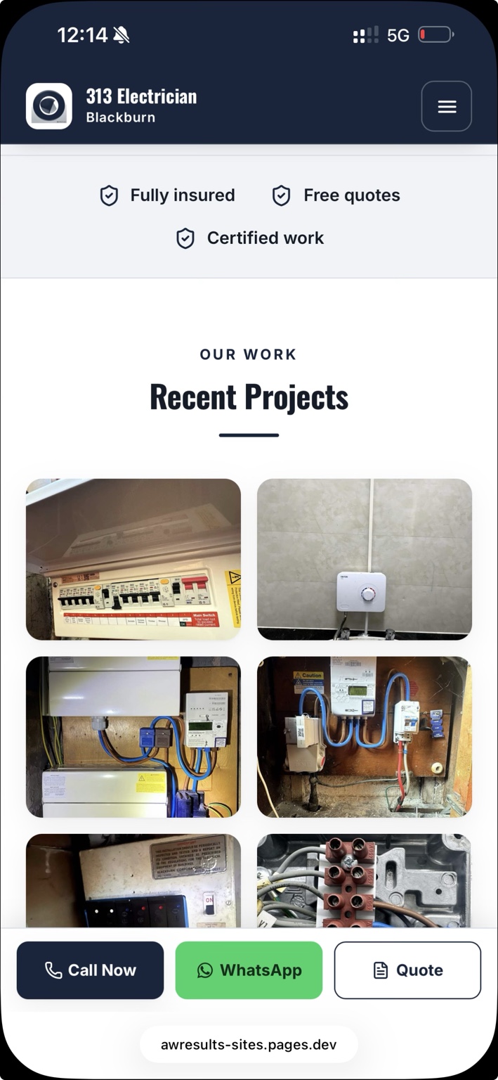 313 Electrician electrical project